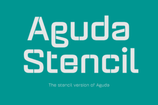 Aguda Stencil Family for Eye-Catching Campaigns and Brand Identity