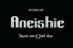 Aneishie: A Sans Serif Font for Editorial Design and Content Branding