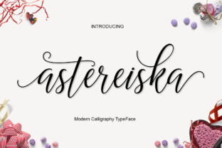 Astereiska Script: A Handwritten Font for Creative Crafters