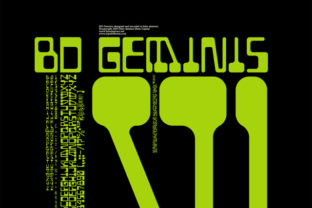 BD Geminis: A Retro Computer Font for Creative Branding
