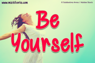Be Yourself: A Script Handwritten Font for Creative Expression