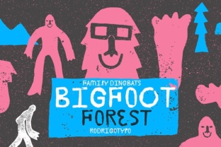 BigFoot: A Playful Dingbats Font for Editorial Design