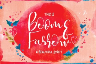 Boom Farrow: A Script Handwritten Font for Creative Branding