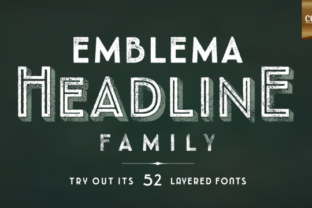 Emblema Headline Family for Modern Branding and Campaign Design