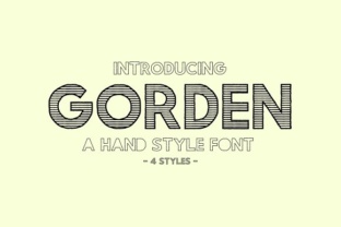 Gorden: A Versatile Sans Serif Font for Modern Web Design