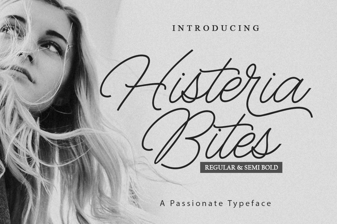 Histeria Bites: A Modern Font for Bold Web Design
