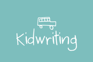 Kidwriting Family for Creative Campaigns and Branding