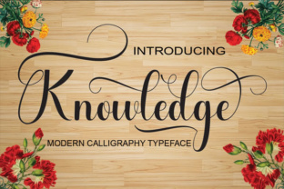 Knowledge: A Script Font for Web Design and Brand Identity