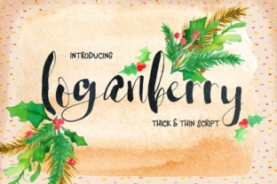 Loganberry: A Script Handwritten Font for Creative Branding