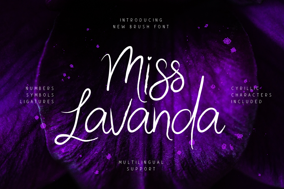 Miss Lavanda: The Perfect Script Font for Small Business Branding