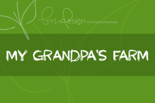 My Grandpa’s Farm: A Script Handwritten Font for Editorial Design