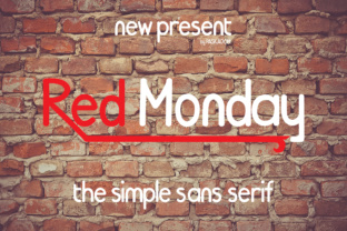 Red Monday: A Versatile Sans Serif Font for Modern Branding