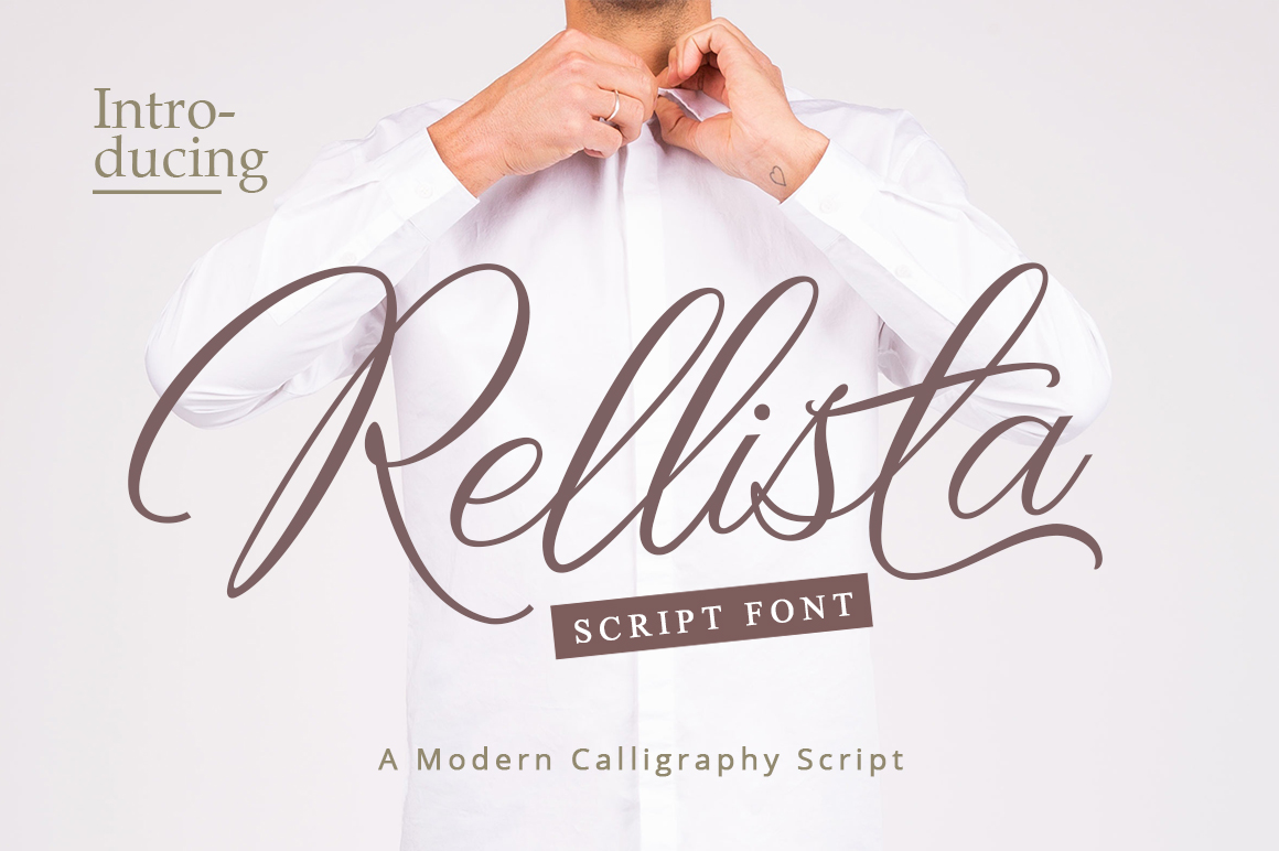 Rellista Script for Editorial Design and Content Branding