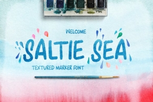 Saltie Sea: A Script Handwritten Font for Creative Crafters