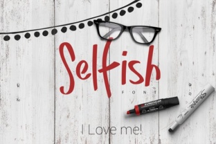 Selfish: A Playful Script Font for Handmade Creators