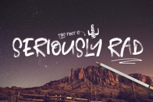 Seriously Rad: A Script Handwritten Font for Creative Branding