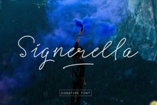 Signerella: A Script Handwritten Font for Creative Branding