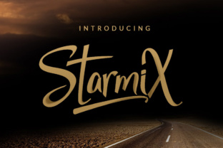 StarmiX: The Script Handwritten Font for Impactful Digital Design