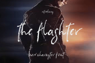 The Flashter: A Script Handwritten Font for Editorial Design
