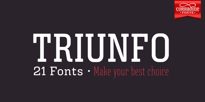 Triunfo Family: A Slab Serif Font That Elevates Every Creative Project