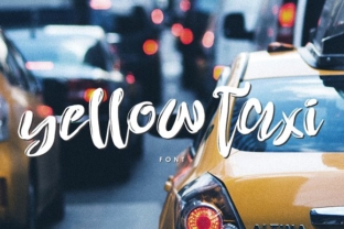 Yellow Taxi: A Script Handwritten Font for Creative Branding